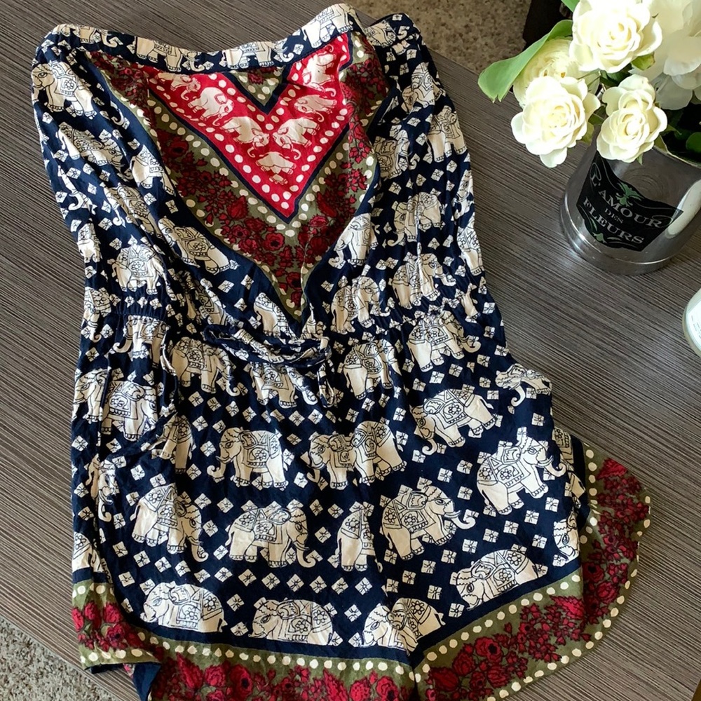 Strapless Romper